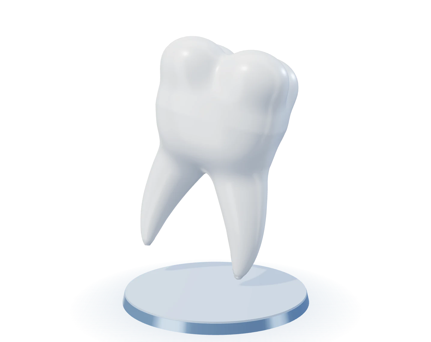 Porcelain dental study model